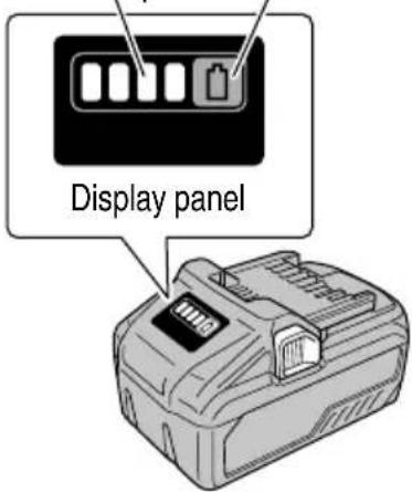 HiKOKI DH3628DA - About remaining battery indicator - 8