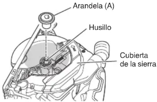 HiKOKI C3606DB - Limpieza de la parte interior de la cubierta de la sierra - 1