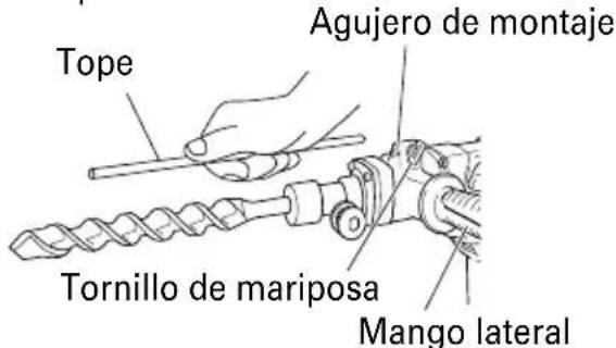 HiKOKI DH38YE2 - Uso del tope (Fig. 11) - 1