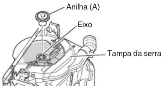 HiKOKI C1806DUM - Limpar o interior da tampa da serra - 1