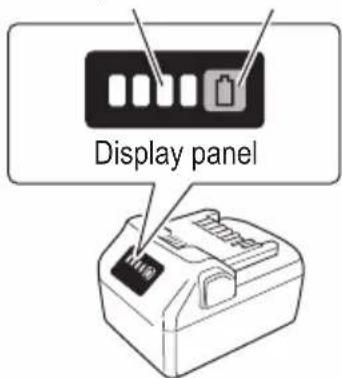 HiKOKI NT1850DG - Remaining battery indicator - 1