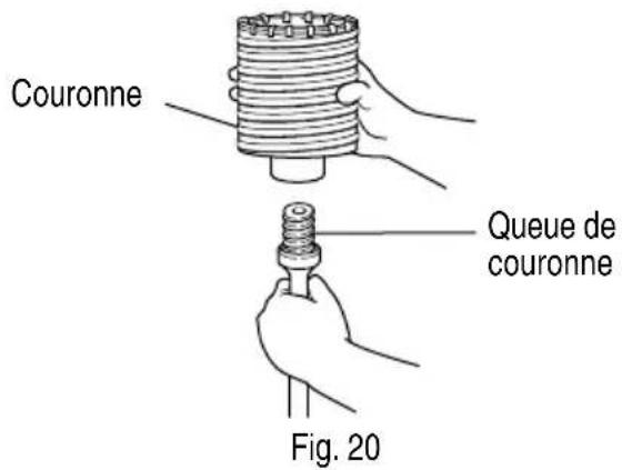 HiKOKI DH40MEY2 - COMMENT UTILISER LA COURONNE - 1