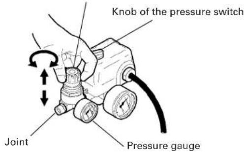 HiKOKI EC6B - WARNING: Check the manufacturer's maximum pressure rating for nailers, staplers and accessories. Compressor outlet pressure must be regulated so as to never exceed the maximum pressure rating of the nailers, staplers and accessories. - 1