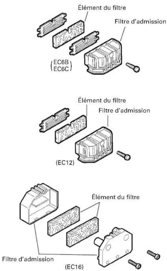 HiKOKI EC6B - Nettoyage du filtre d'admission - 1