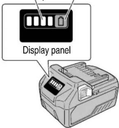 HiKOKI DH1826DA - About remaining battery indicator - 1