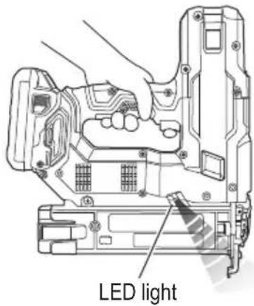 HiKOKI N1804DB - LED light warning signals - 1
