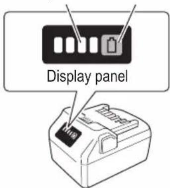 HiKOKI N1804DB - Remaining battery indicator - 1