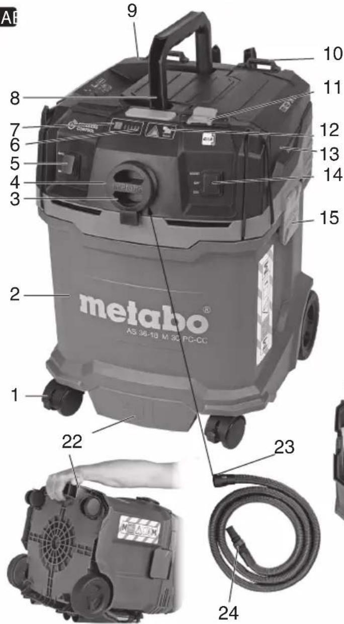 METABO AS 36-18 H 30 PC-CC - 1