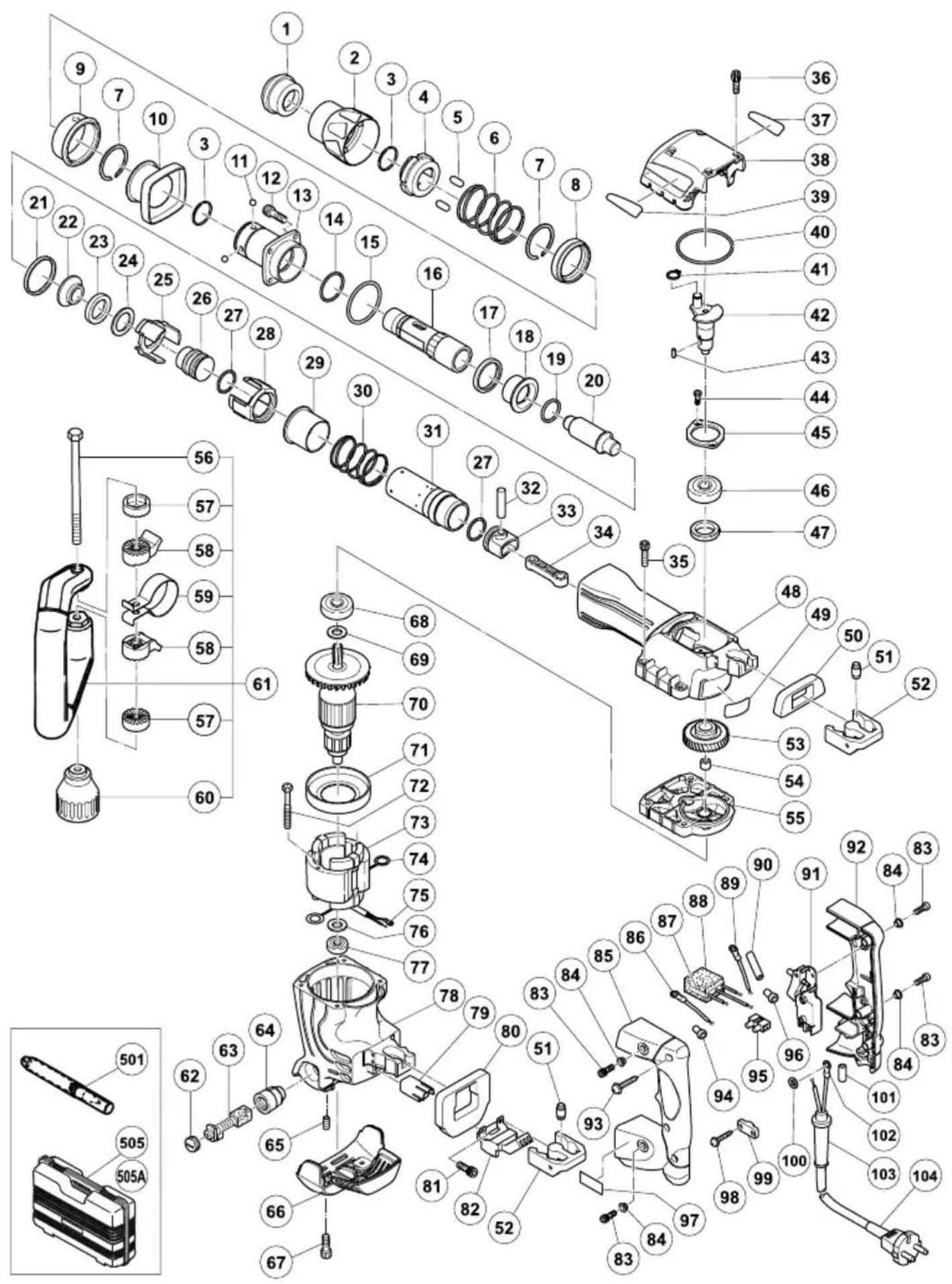 HiKOKI H45MR - WARNING - 5