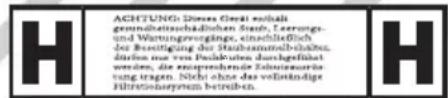 METABO AS 36-18 M 30 PC-CC - Спеціальні правила техніки безпеки для AS 36-18 H 30 PC-CC: - 1