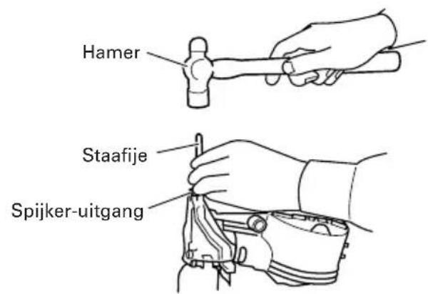 HiKOKI NV50AH - Maatregel tegen vastzittende spijkers. - 1