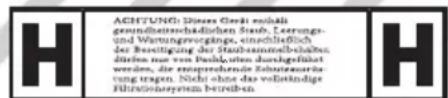 METABO AS 36-18 L 20 PC - Az AS 36-18 H 30 PC-CC keszülékre vonatkozó külön-leges biztonsági tudnivalók: - 1