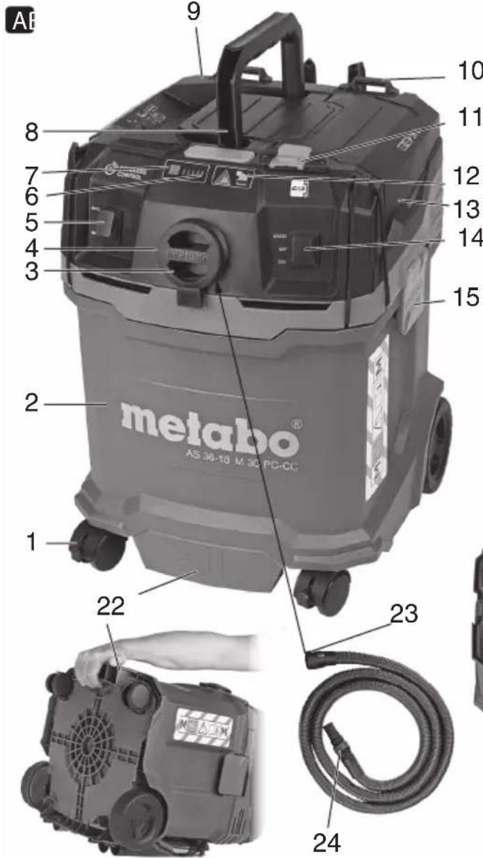 METABO AS 36-18 L 20 PC - 1