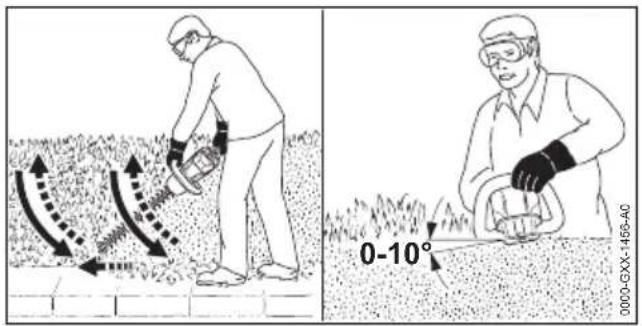 STIHL HSA 40.0 - Technique de coupe - 1