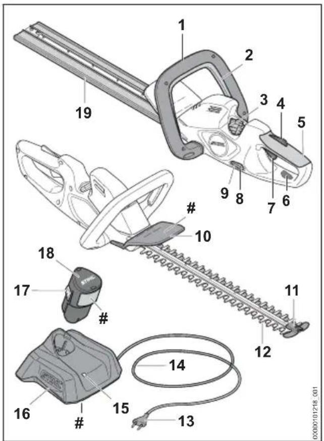 STIHL HSA 40.0 - Heckenschere, Akku und Ladegerät - 1