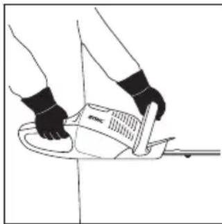 STIHL HSA 40.0 - Heckenschere halten und führen - 1
