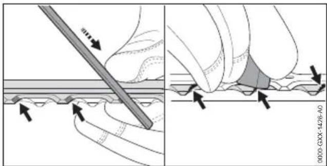 STIHL HSA 40.0 - Sharpening the cutting blades - 2