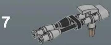 3D rendering of a mechanical device with cylindrical components and a central shaft (no visible text or symbols)