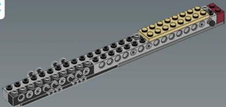3D rendering of a mechanical assembly with multiple bolted components and mounting holes (no text or symbols visible)