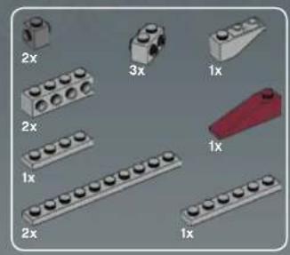 Collection of 3D LEGO blocks with varying sizes and colors (no text or symbols)
