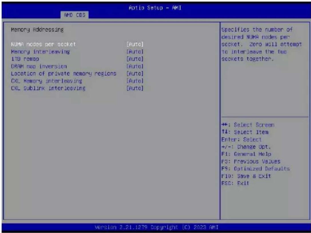 GIGABYTE G293-Z21 - 5-3-2-1 Memory Addressing - 1