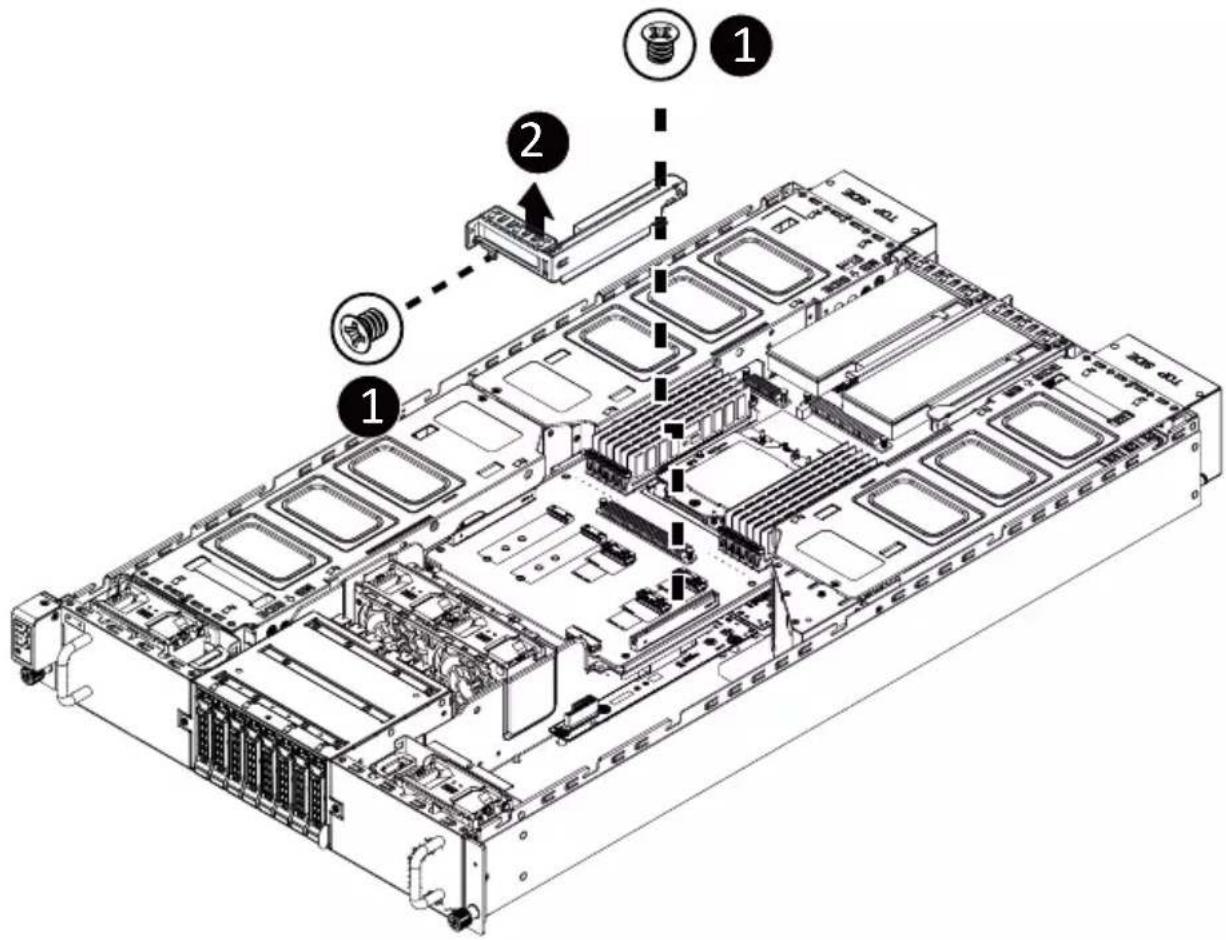 GIGABYTE G293-Z21 - Follow these instructions to install a PCI Express x8 card on right side of the system: - 1