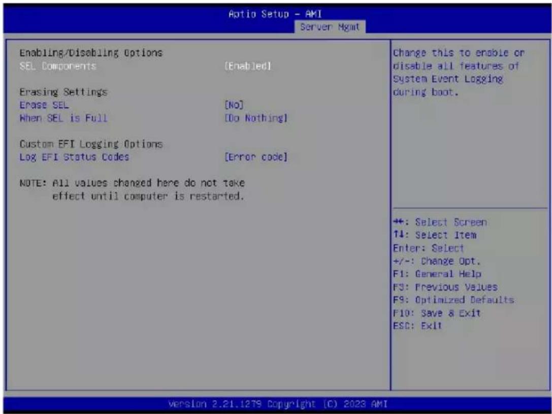 GIGABYTE G293-Z21 - 5-6-1 System Event Log - 1