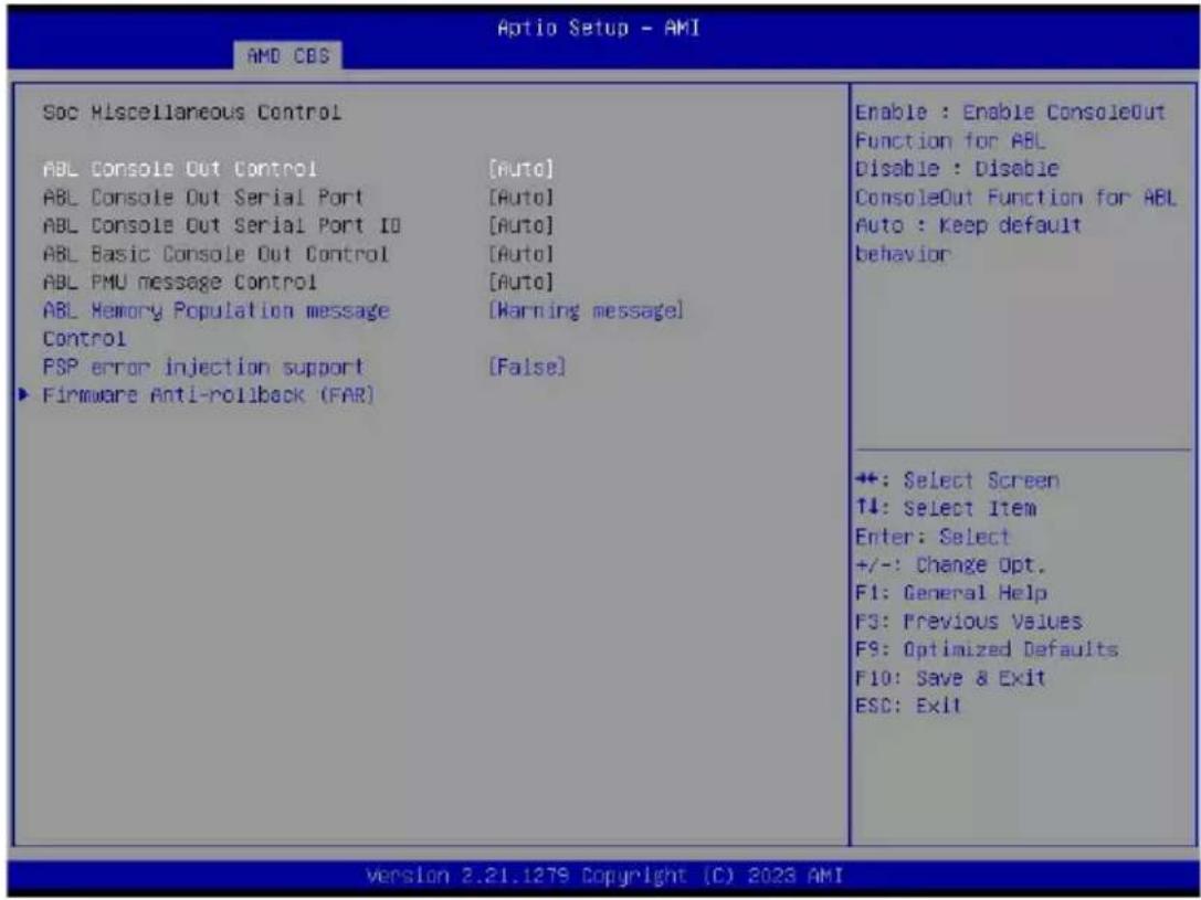 GIGABYTE G293-Z21 - 5-3-6 SOC Miscellaneous Control - 1