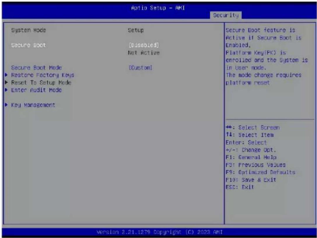 GIGABYTE G293-Z21 - 5-7-1 Secure Boot - 1