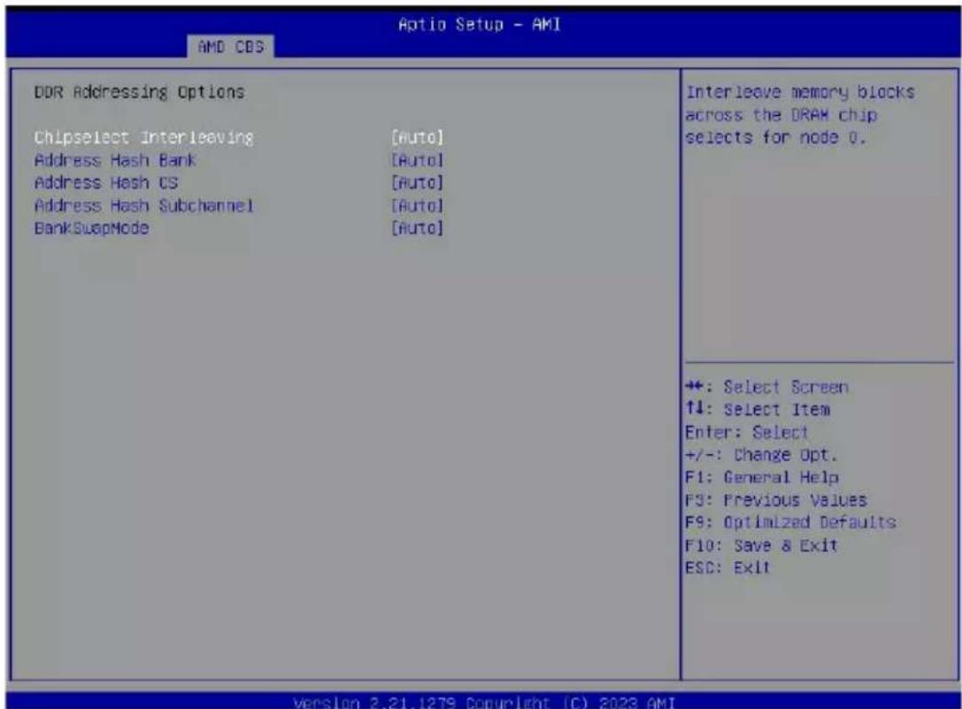 GIGABYTE G293-Z21 - 5-3-3-1 DDR Addressing Options - 1