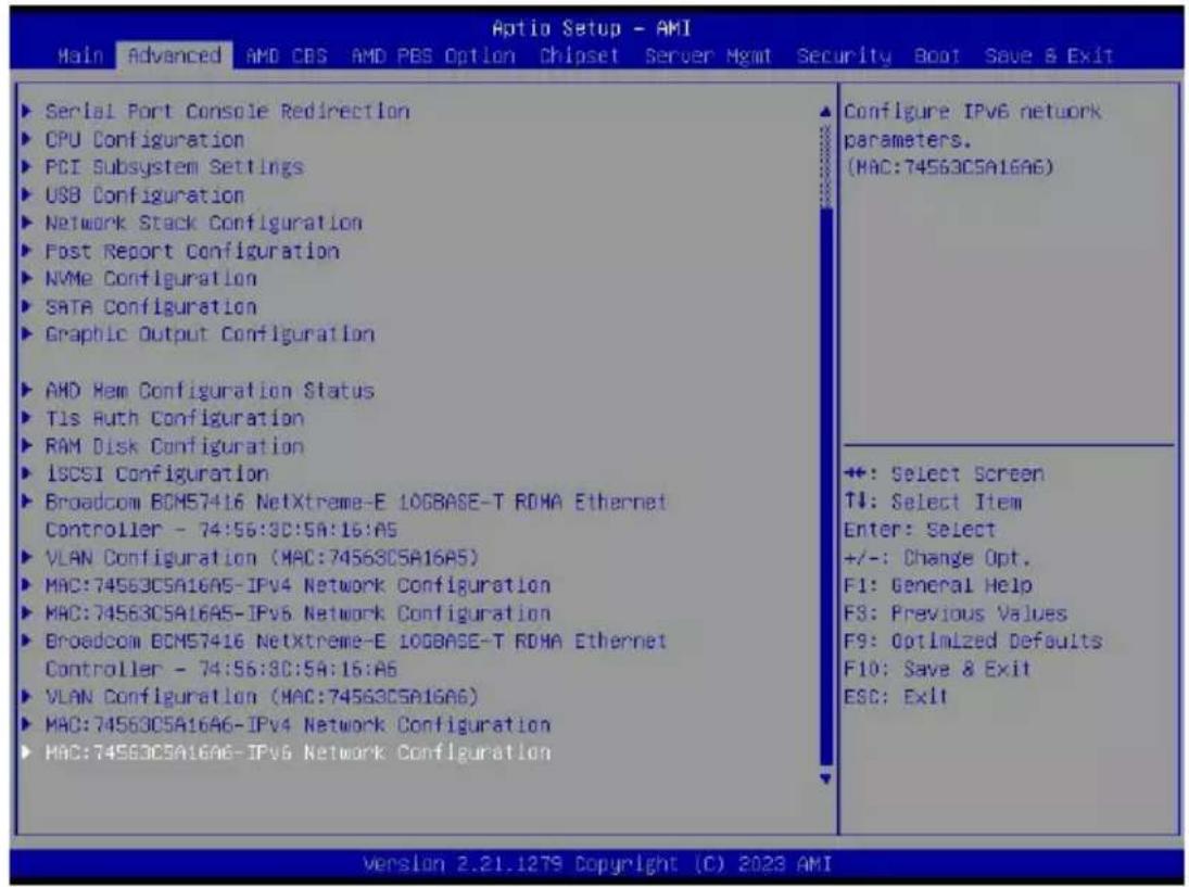 GIGABYTE G293-Z21 - 5-2 Advanced Menu - 2