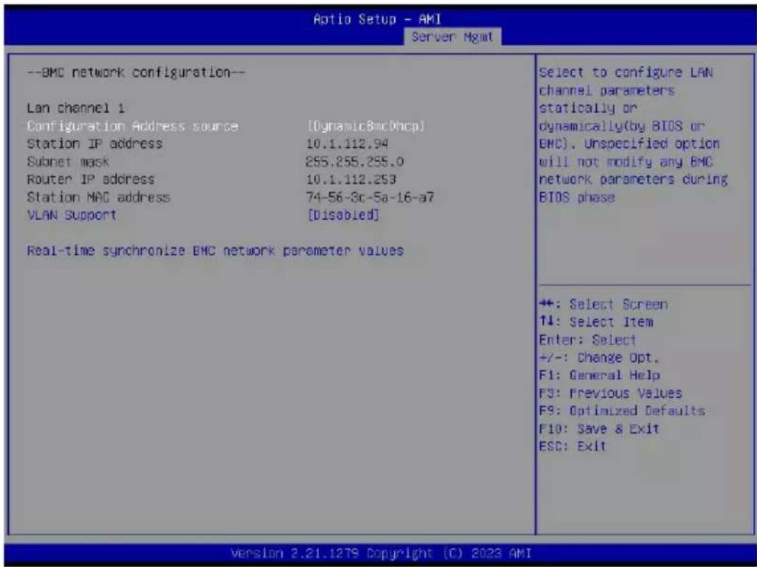 GIGABYTE G293-Z21 - 5-6-3 BMC Network Configuration - 1