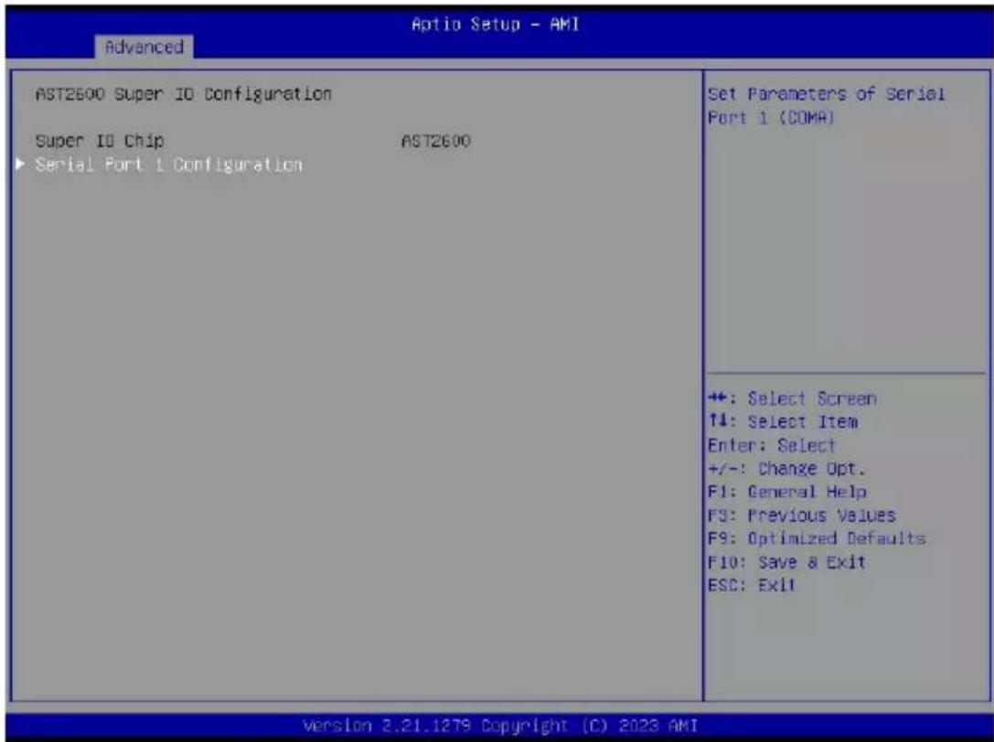 GIGABYTE G293-Z21 - 5-2-4 AST2600 Super IO Configuration - 1