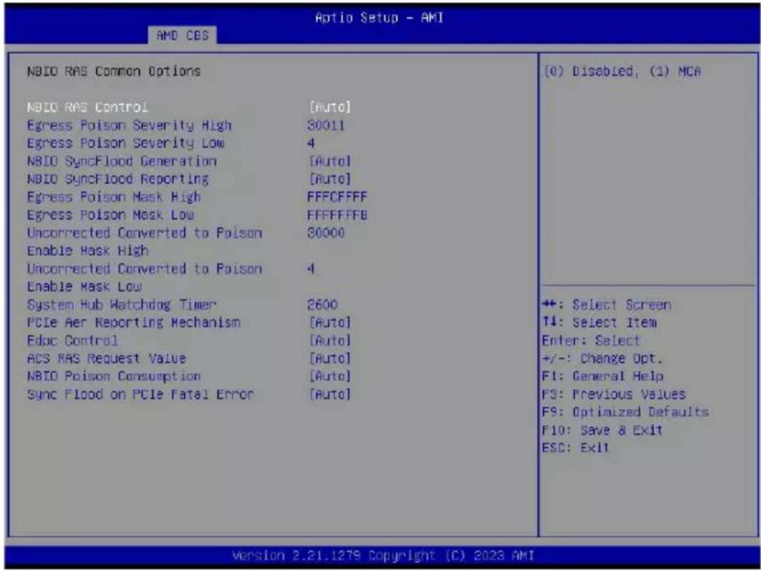 GIGABYTE G293-Z21 - 5-3-4-2 NBIO RAS Common Options - 1