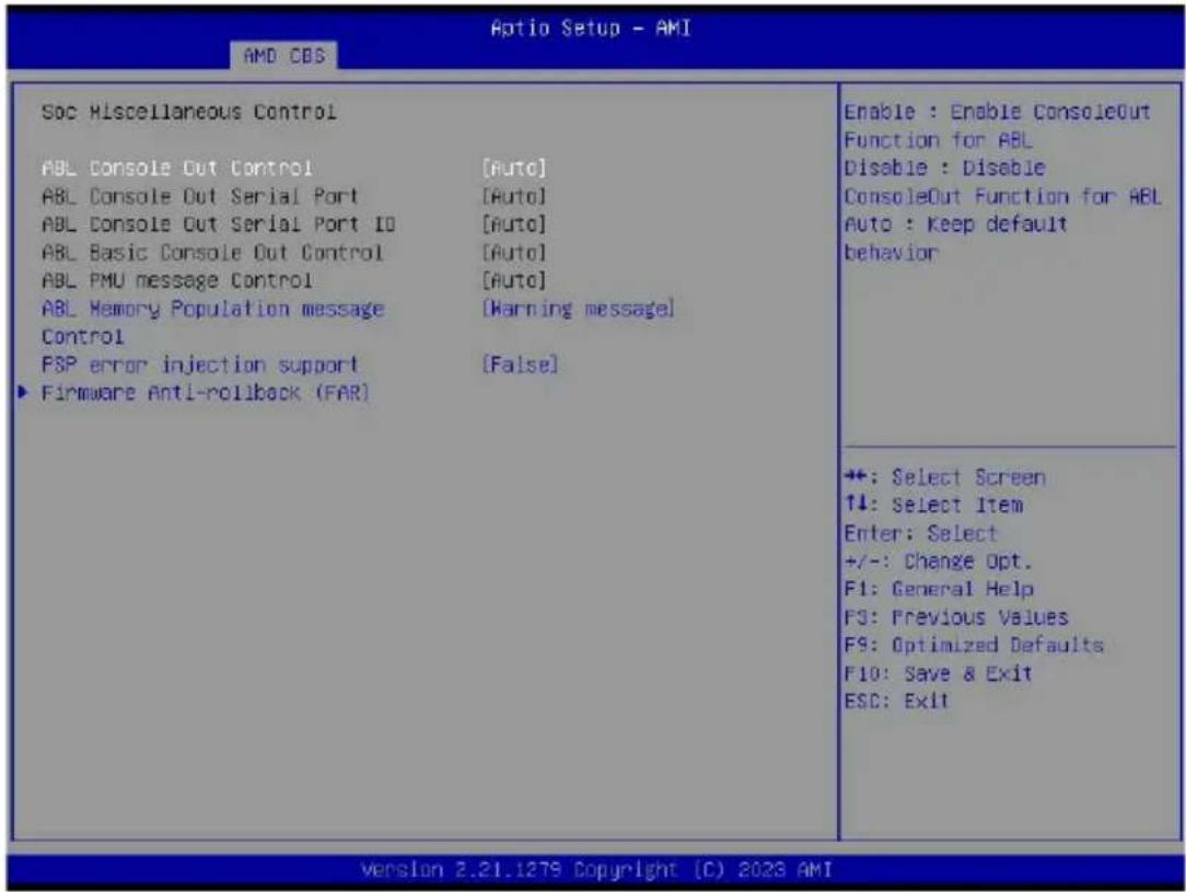 GIGABYTE TO25-Z11 - 5-3-6 SOC Miscellaneous Control - 1
