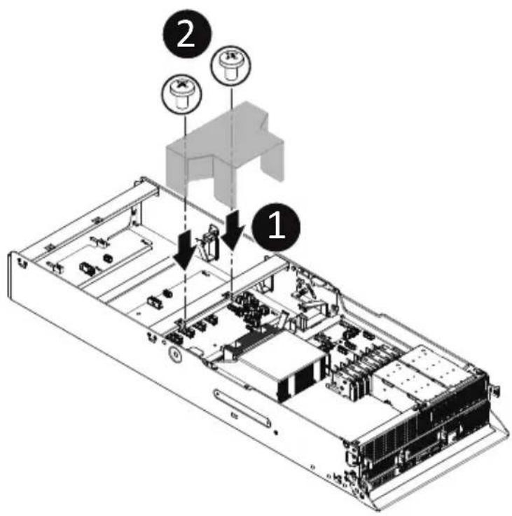 GIGABYTE TO25-Z11 - Follow these instructions to reinstall the Fan Duct: - 1