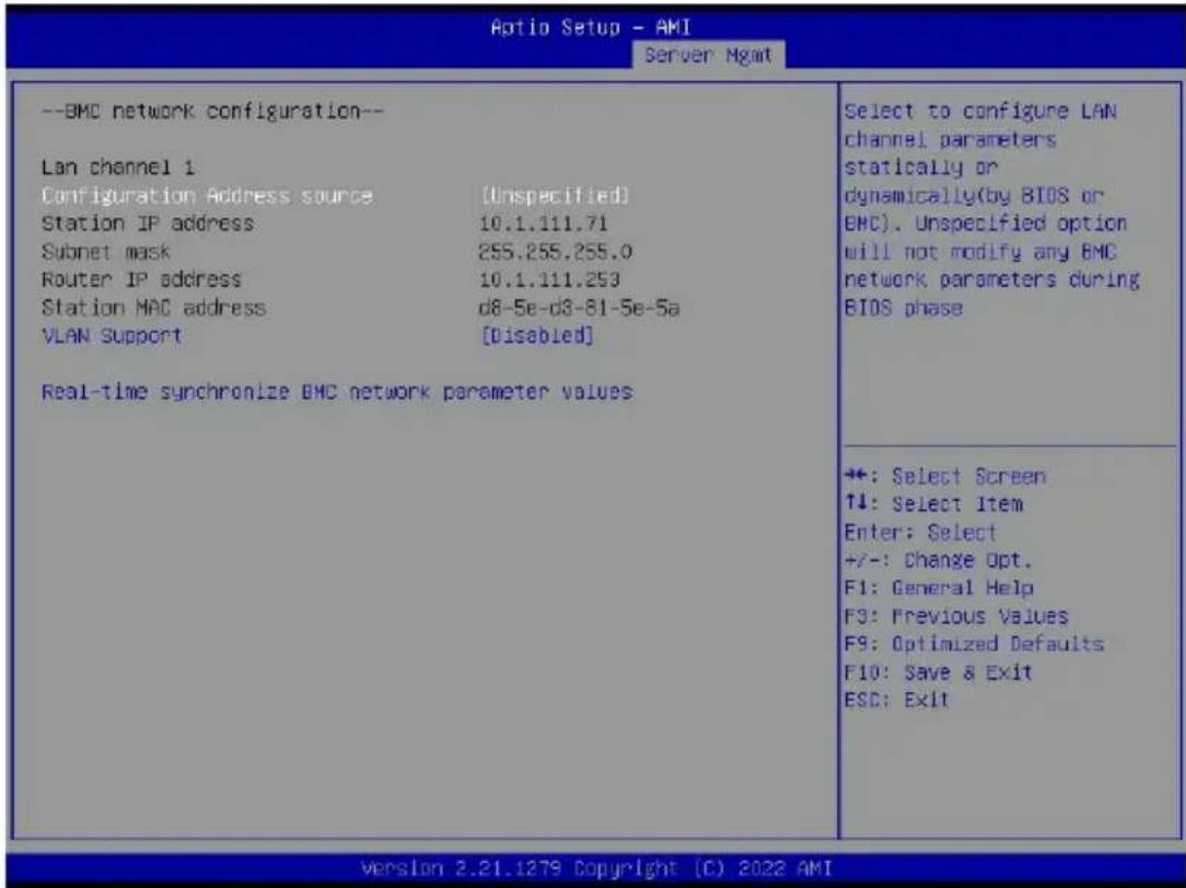 GIGABYTE TO25-Z11 - 5-6-3 BMC Network Configuration - 1