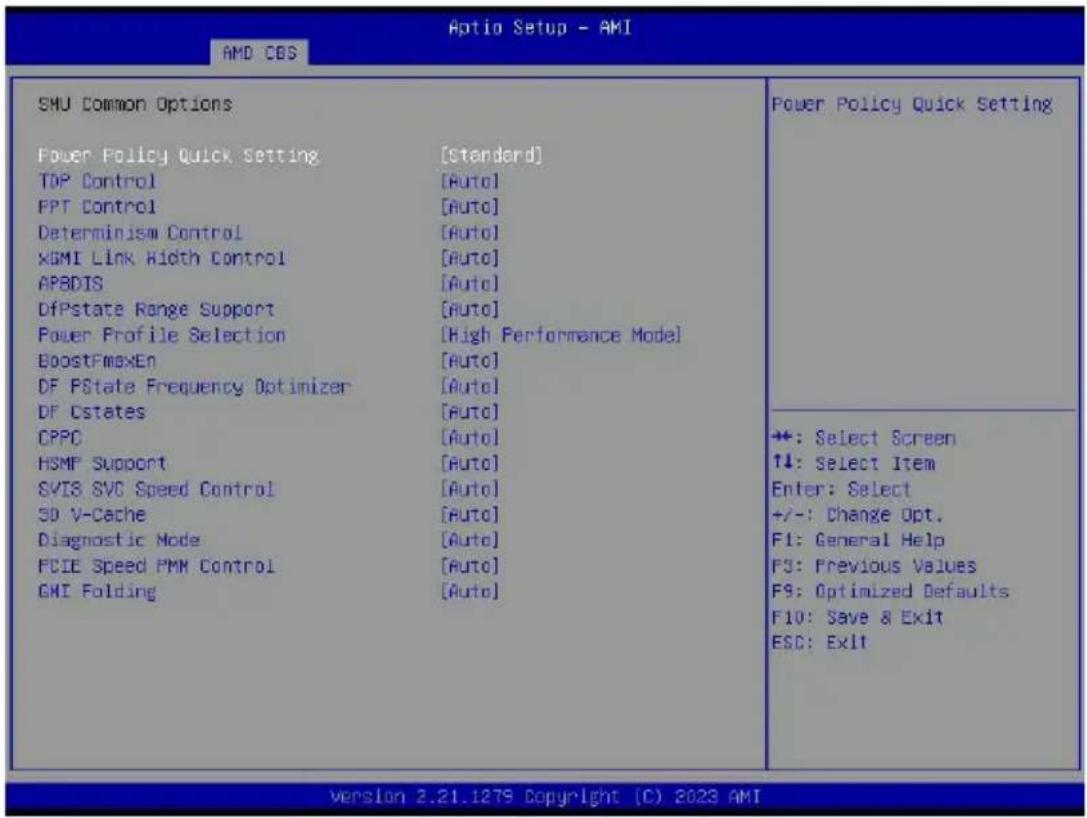 GIGABYTE TO25-Z11 - 5-3-4-1 SMU Common Options - 1
