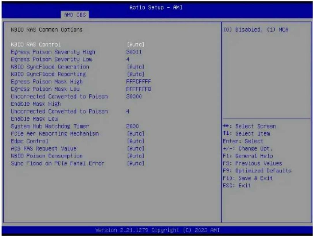 GIGABYTE TO25-Z11 - 5-3-4-2 NBIO RAS Common Options - 1