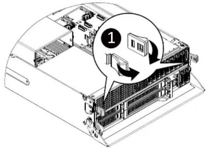 GIGABYTE TO25-Z11 - 3-5 Openning and closing the Hard Drive Upper Tray - 2