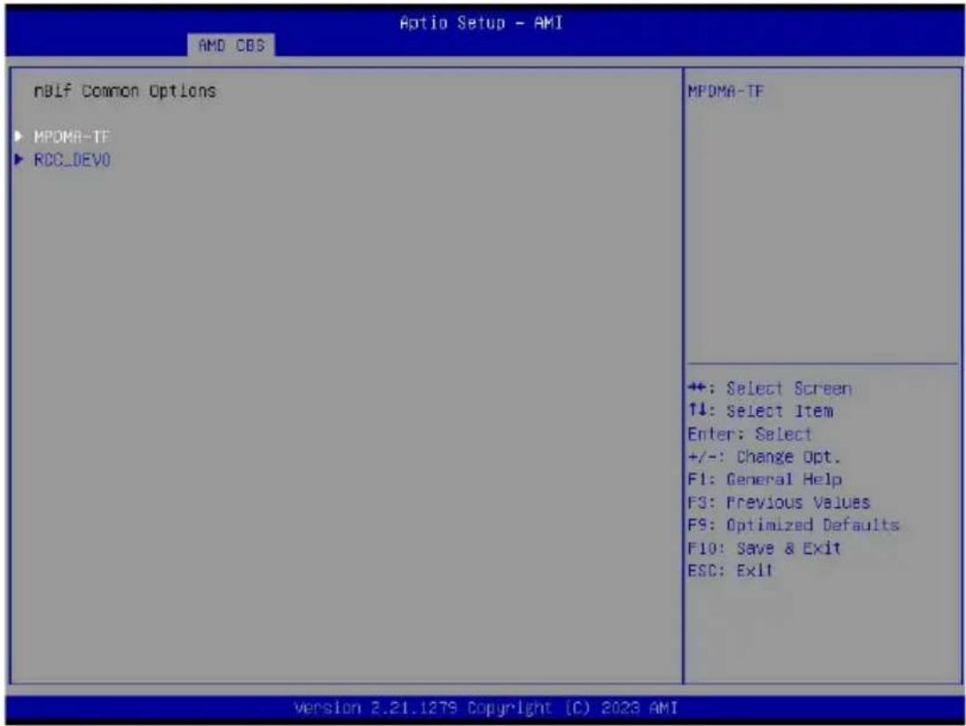 GIGABYTE TO25-Z10 - 5-3-4-2 NBIO RAS Common Options - 2
