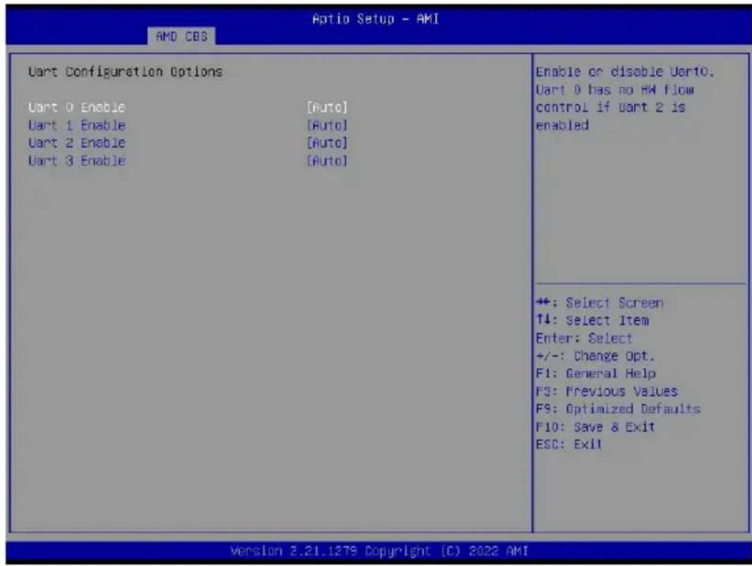 GIGABYTE TO25-Z10 - 5-3-5-5 Uart Configuration Options - 1