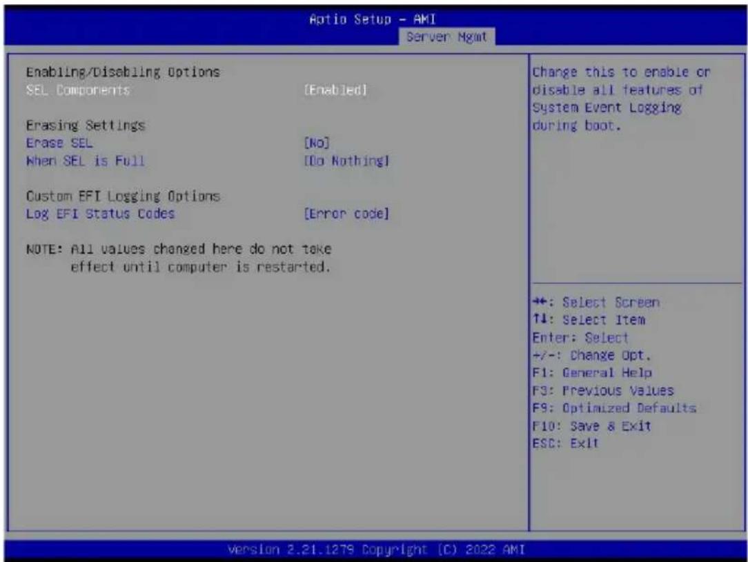 GIGABYTE TO25-Z10 - 5-6-1 System Event Log - 1