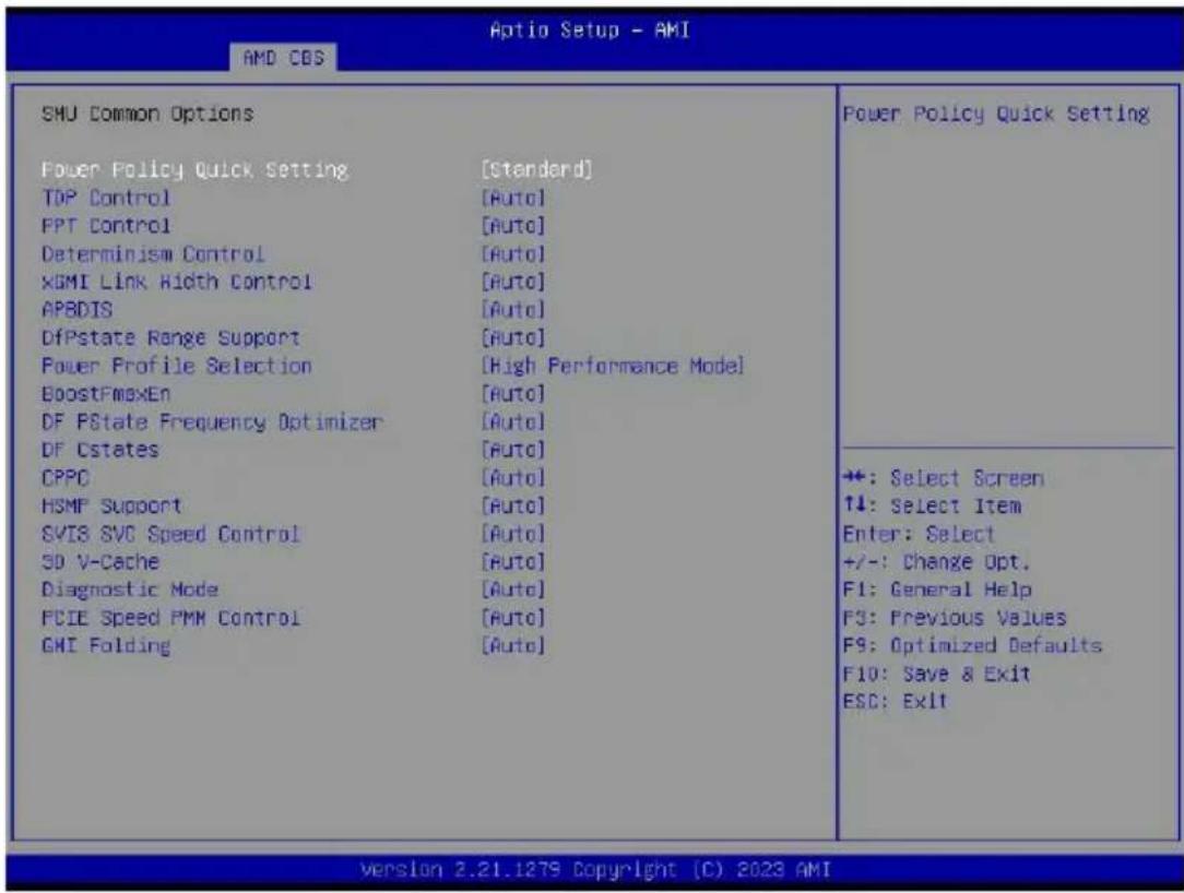 GIGABYTE TO25-Z10 - 5-3-4-1 SMU Common Options - 1