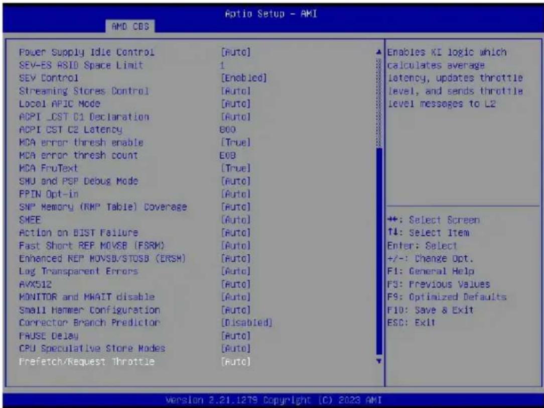 GIGABYTE TO25-Z10 - 5-3-1 CPU Common Options - 2