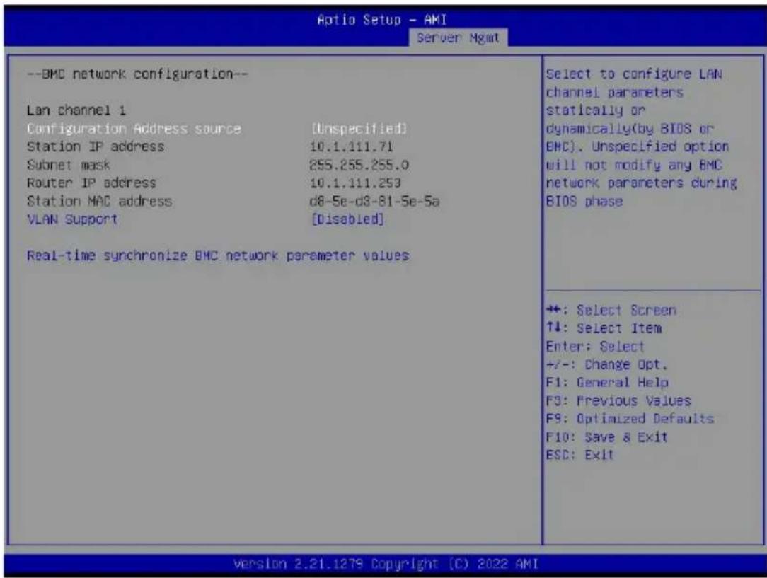 GIGABYTE TO25-Z10 - 5-6-3 BMC Network Configuration - 1