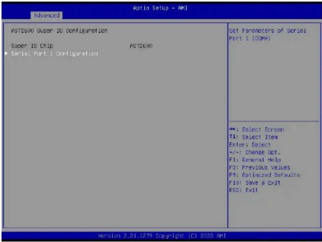 GIGABYTE TO25-Z10 - 5-2-4 AST2600 Super IO Configuration - 1