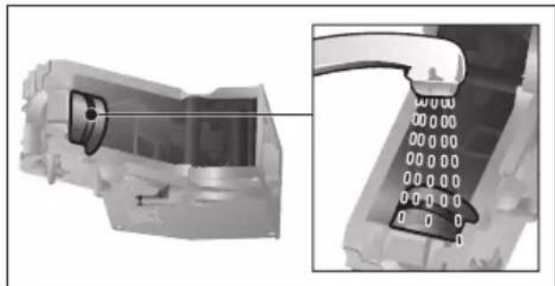 SIEMENS EQ.6 Plus S300 TE653M19RW - Čištění spařovací jednotky (obr. G) - 2