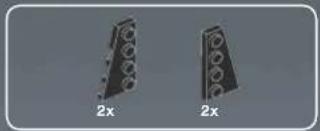 Two identical 3D-rendered objects with circular cutouts, labeled '2x' below (no additional text or symbols)