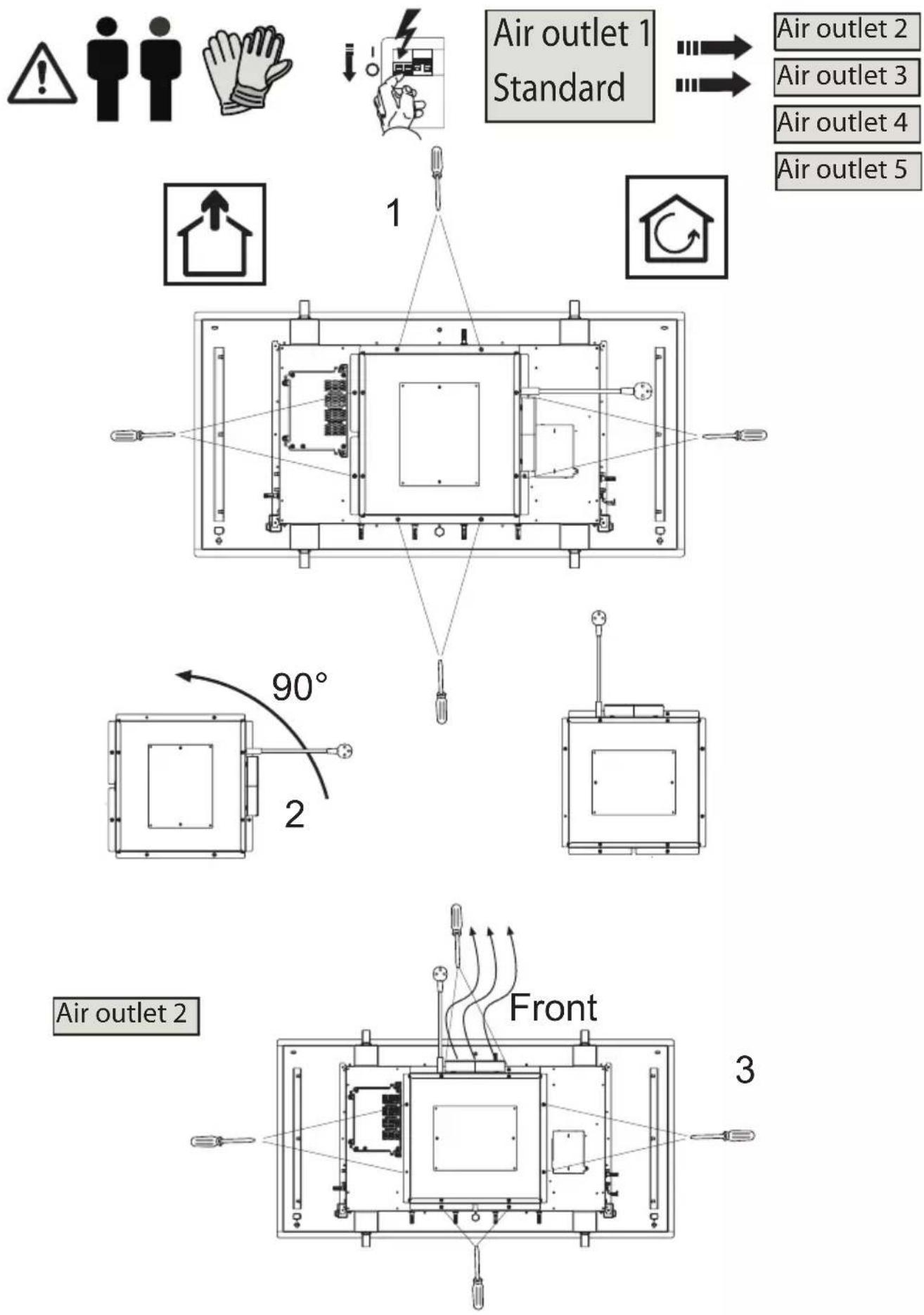 Airforce Silhouette - Installation of plasterboard panels: - 19